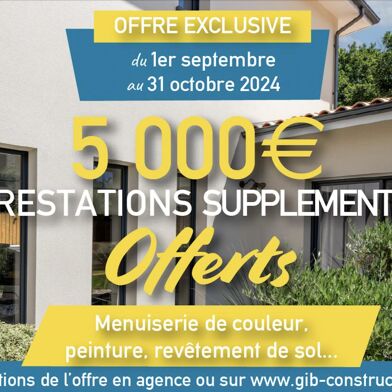 Maison à construire 4 pièces 80 m²