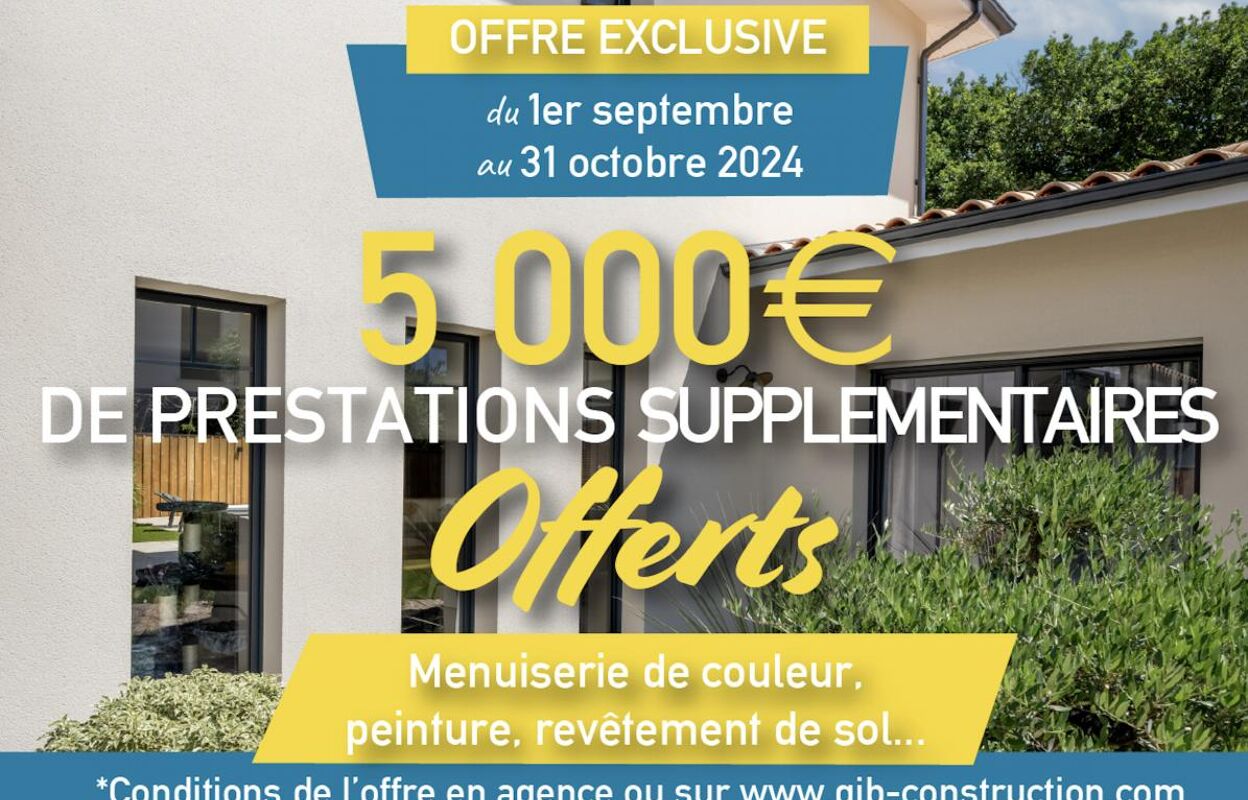 maison 80 m2 à construire à Martillac (33650)