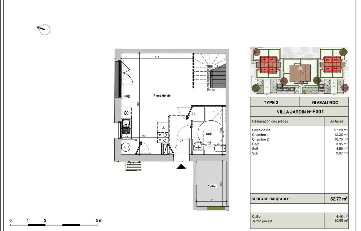 maison 3 pièces 62 m2 à vendre à La Limouzinière (44310)