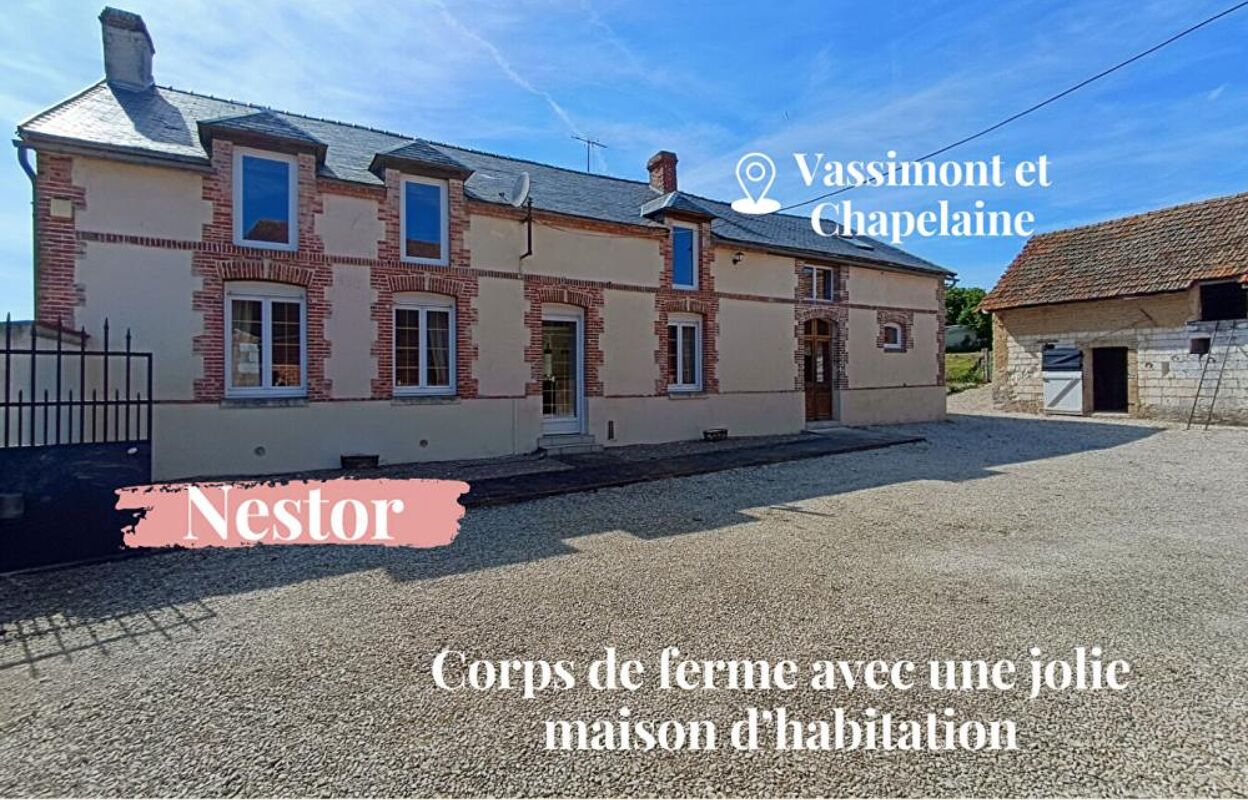 maison 9 pièces 195 m2 à vendre à Vassimont-Et-Chapelaine (51320)