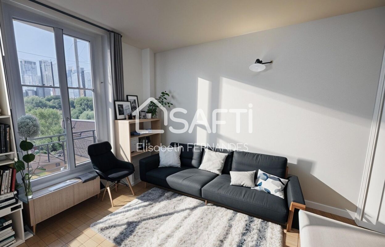 appartement 2 pièces 26 m2 à vendre à Clichy (92110)