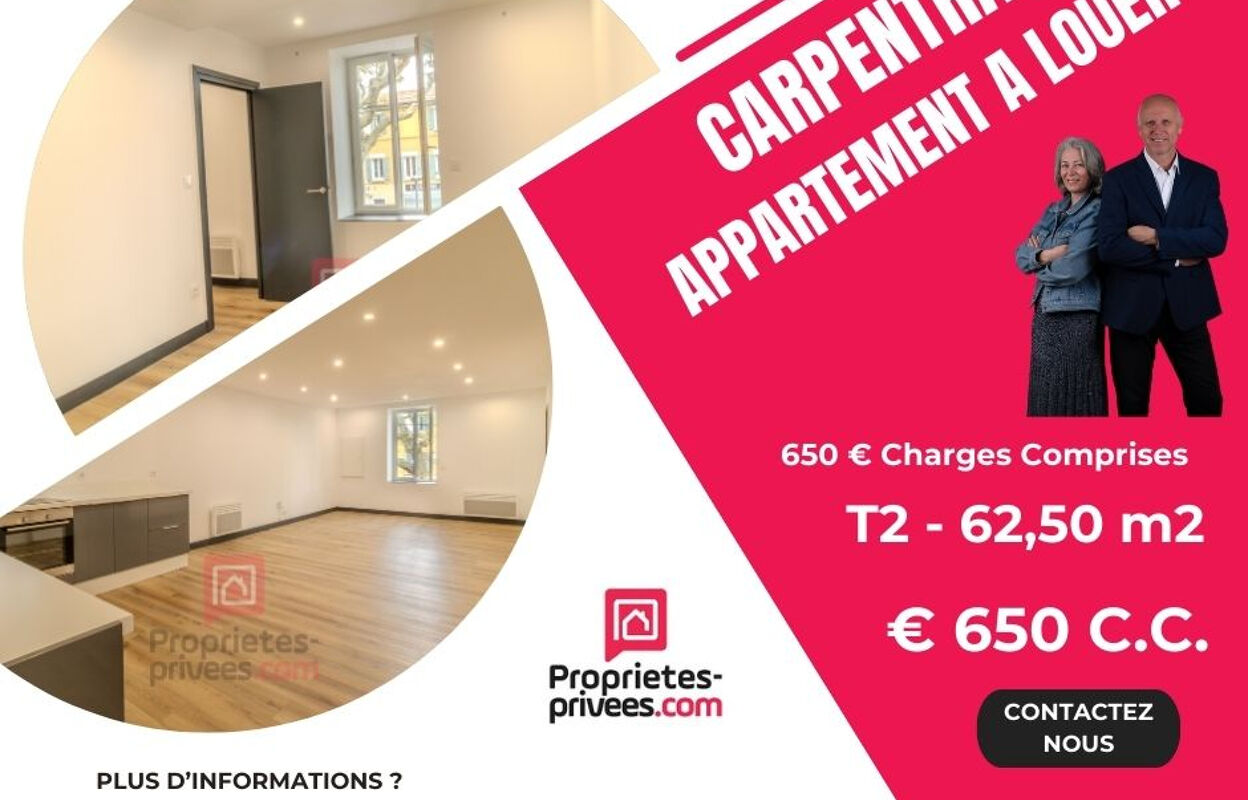 appartement 2 pièces 62 m2 à louer à Carpentras (84200)