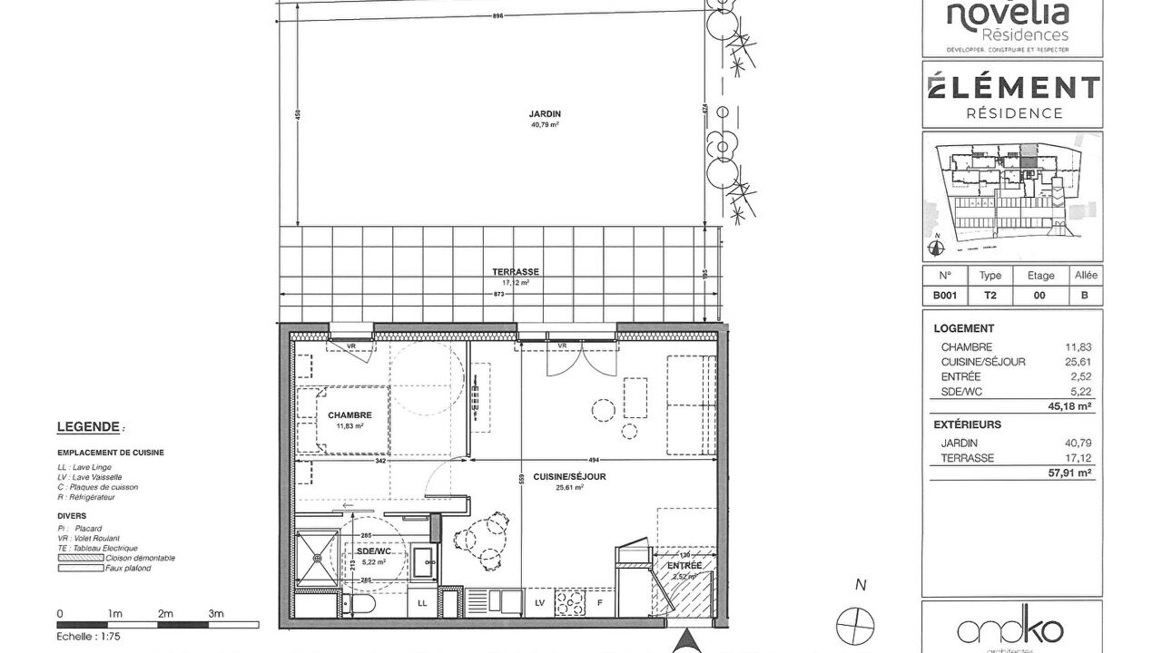 appartement 2 pièces 45 m2 à vendre à Embrun (05200)