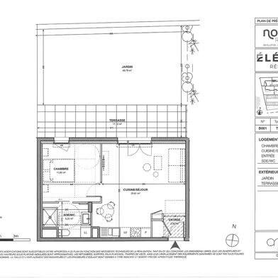 Appartement 2 pièces 45 m²