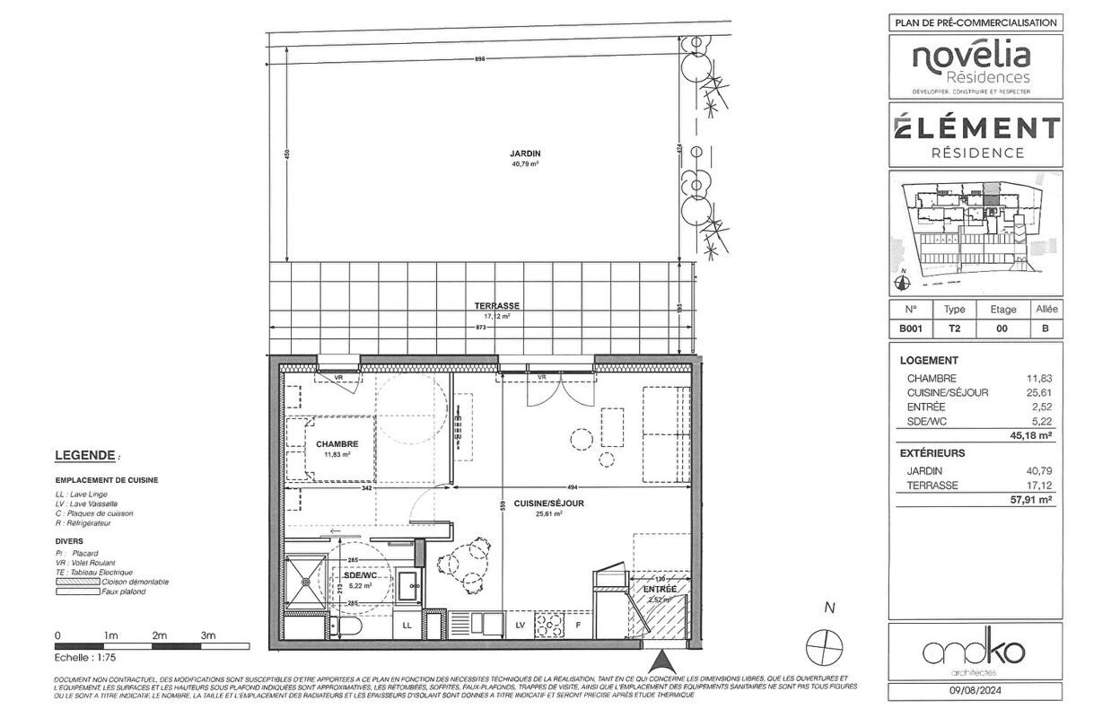 appartement 2 pièces 45 m2 à vendre à Embrun (05200)