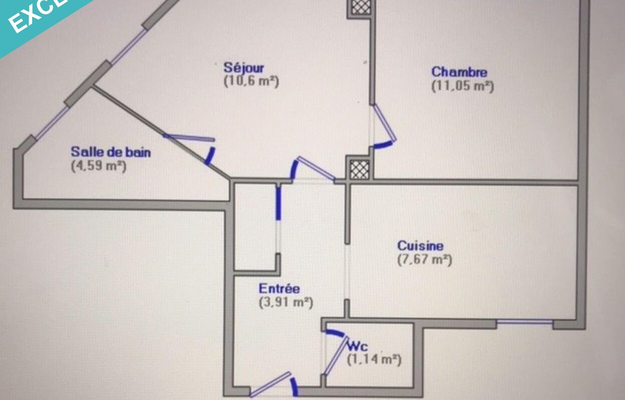 appartement 2 pièces 39 m2 à vendre à Saint-Maur-des-Fossés (94210)