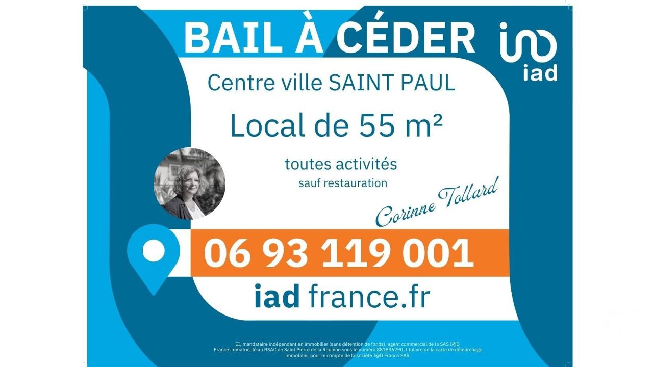 divers  pièces 55 m2 à vendre à Saint-Paul (97434)