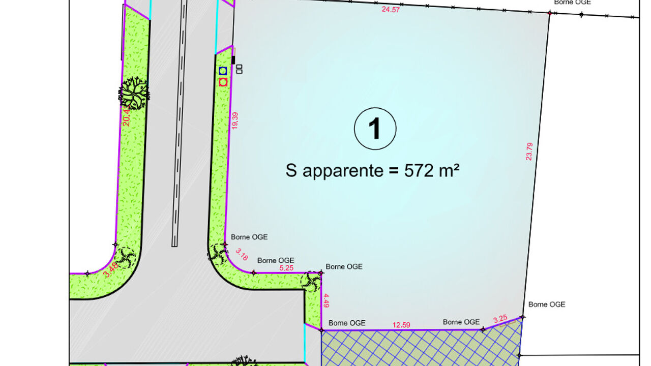 terrain 572 m2 à construire à Le Taillan-Médoc (33320)