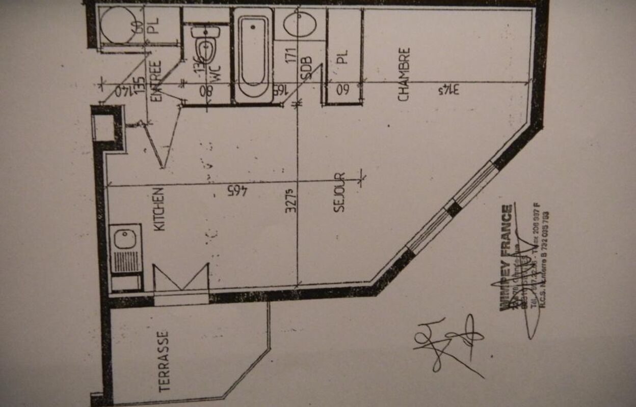 appartement 1 pièces 33 m2 à louer à Carrières-sous-Poissy (78955)