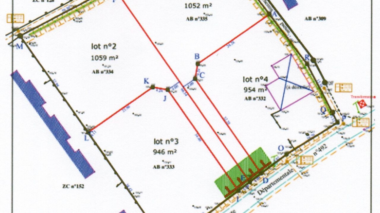 terrain  pièces 946 m2 à vendre à Les Loges-Marchis (50600)