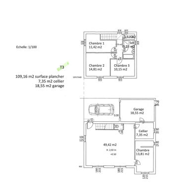 Maison 6 pièces 109 m²