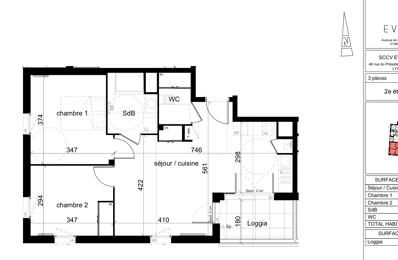 location appartement 830 € CC /mois à proximité de Jassans-Riottier (01480)