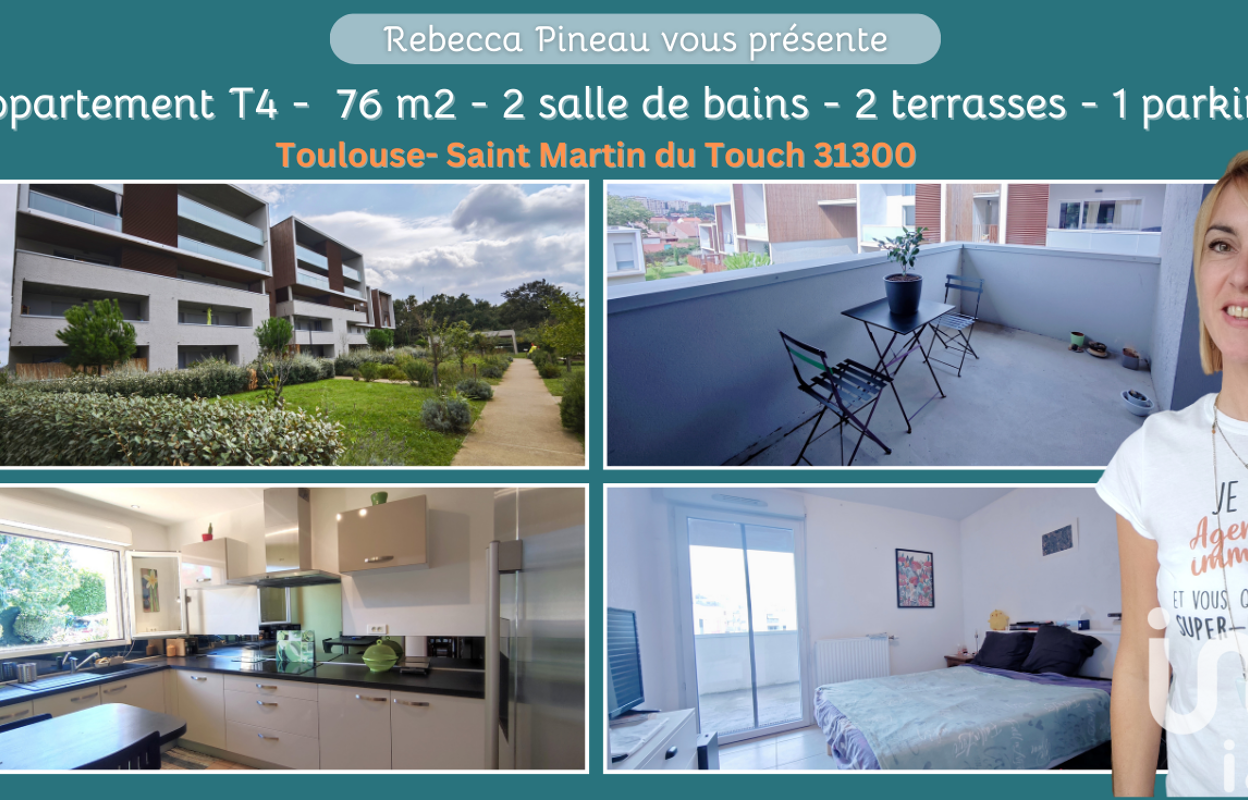 appartement 4 pièces 76 m2 à vendre à Toulouse (31300)