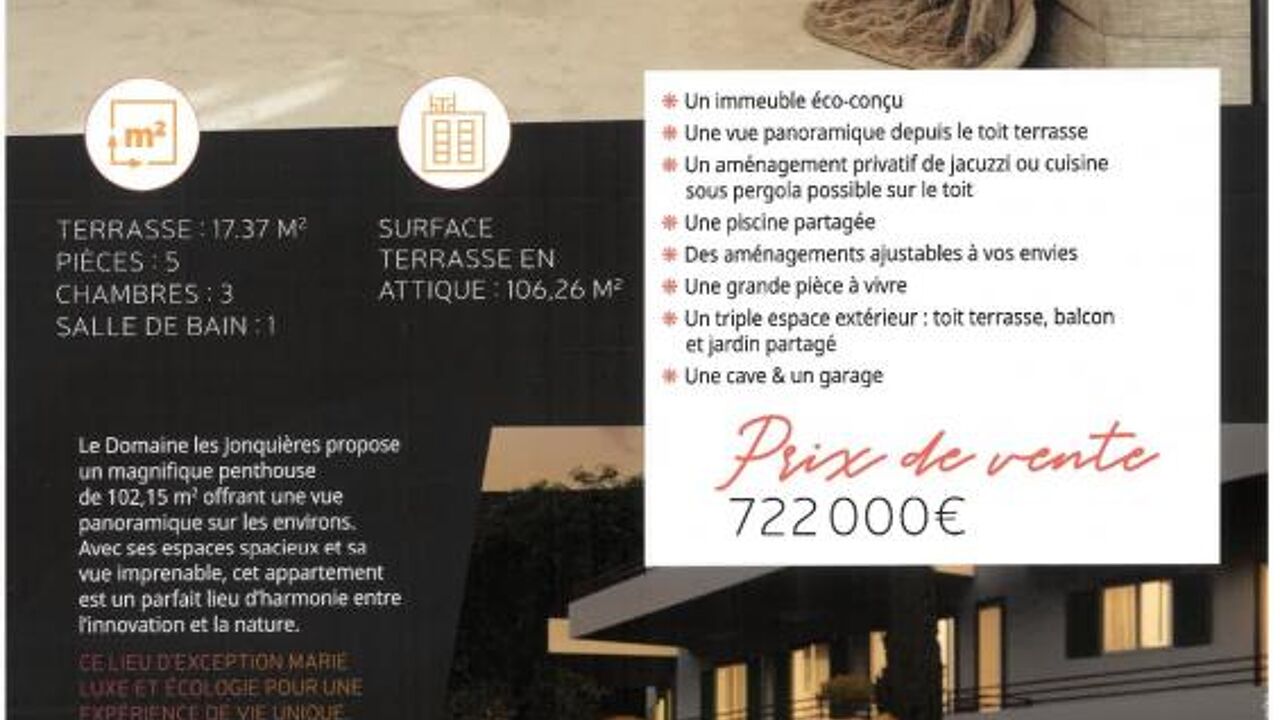 commerce 4 pièces 102 m2 à vendre à Drap (06340)