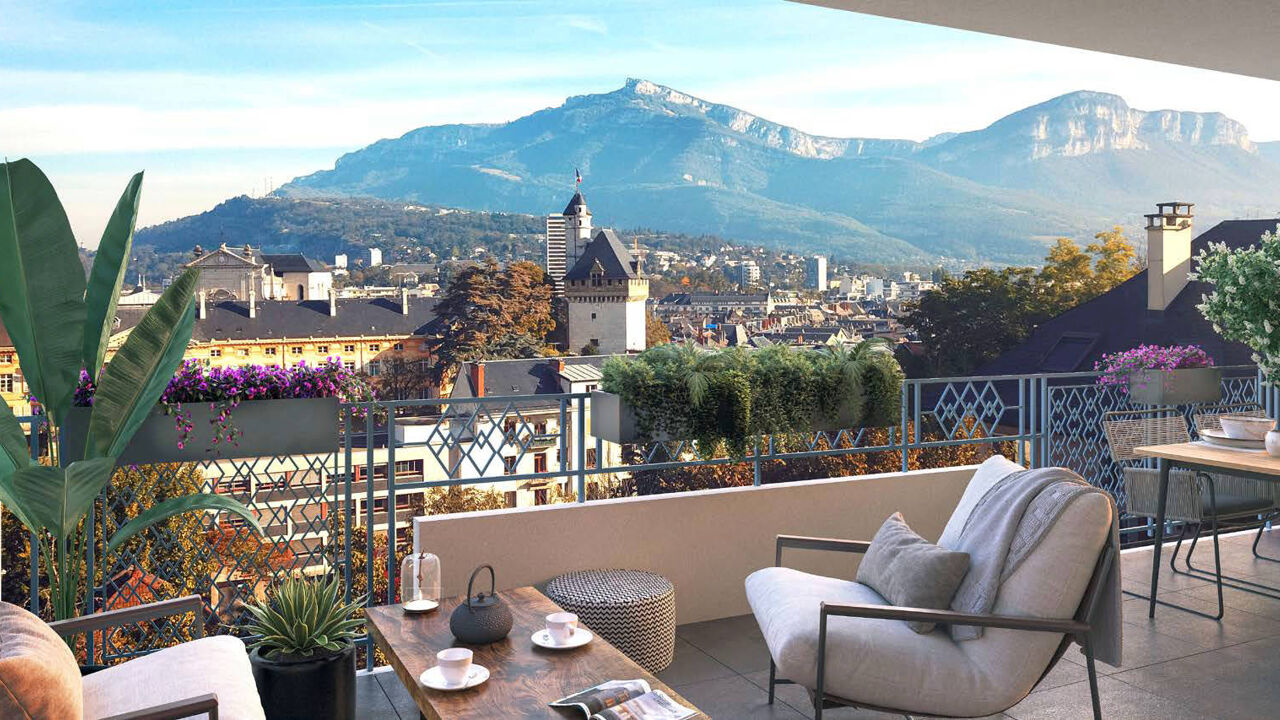 appartement neuf T2, T3, T4 pièces 47 à 128 m2 à vendre à Chambéry (73000)