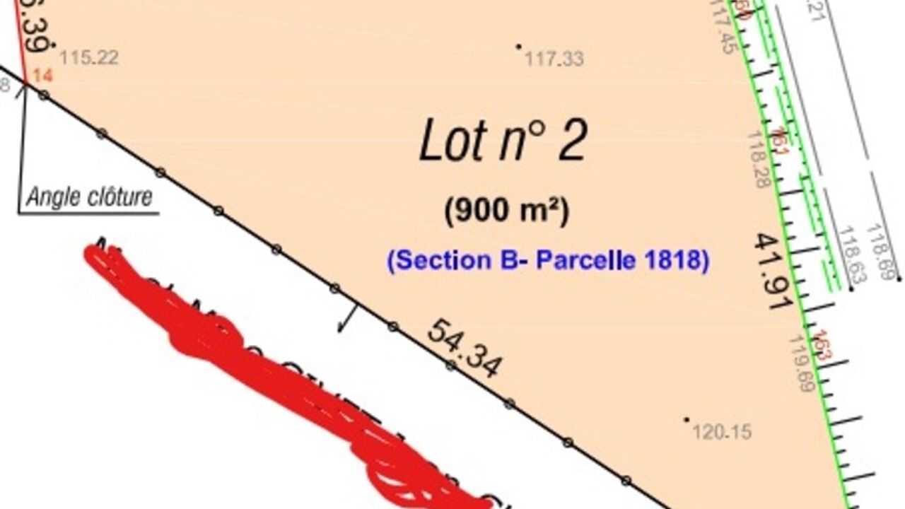 terrain  pièces 900 m2 à vendre à Lisle (24350)