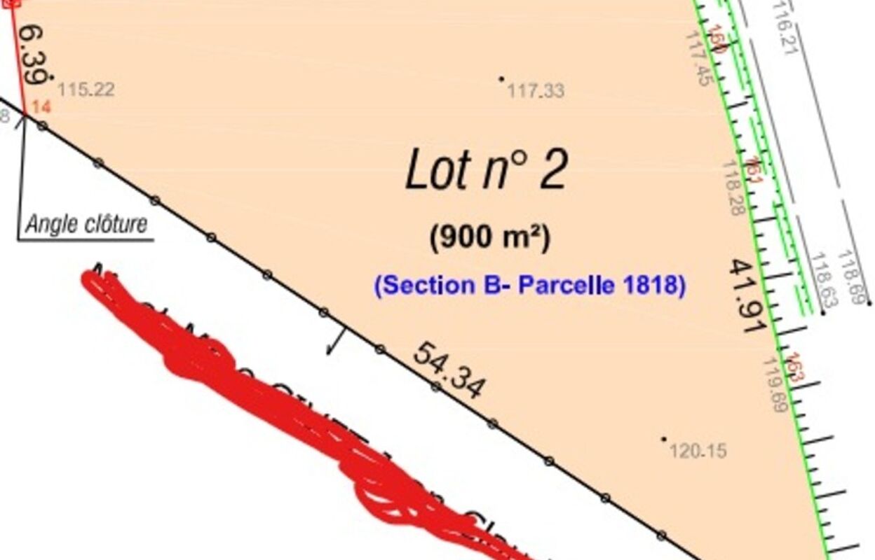 terrain  pièces 900 m2 à vendre à Lisle (24350)