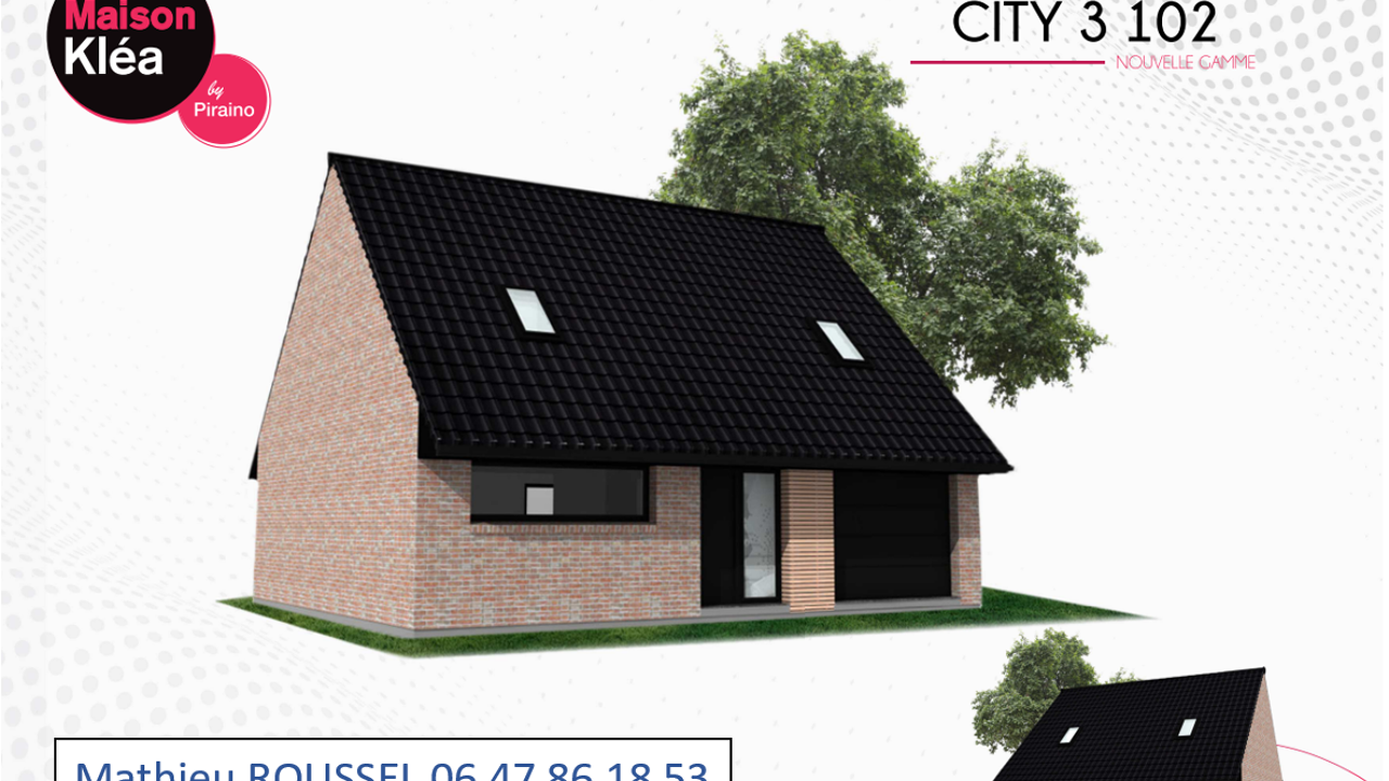 maison 6 pièces 102 m2 à vendre à Hazebrouck (59190)