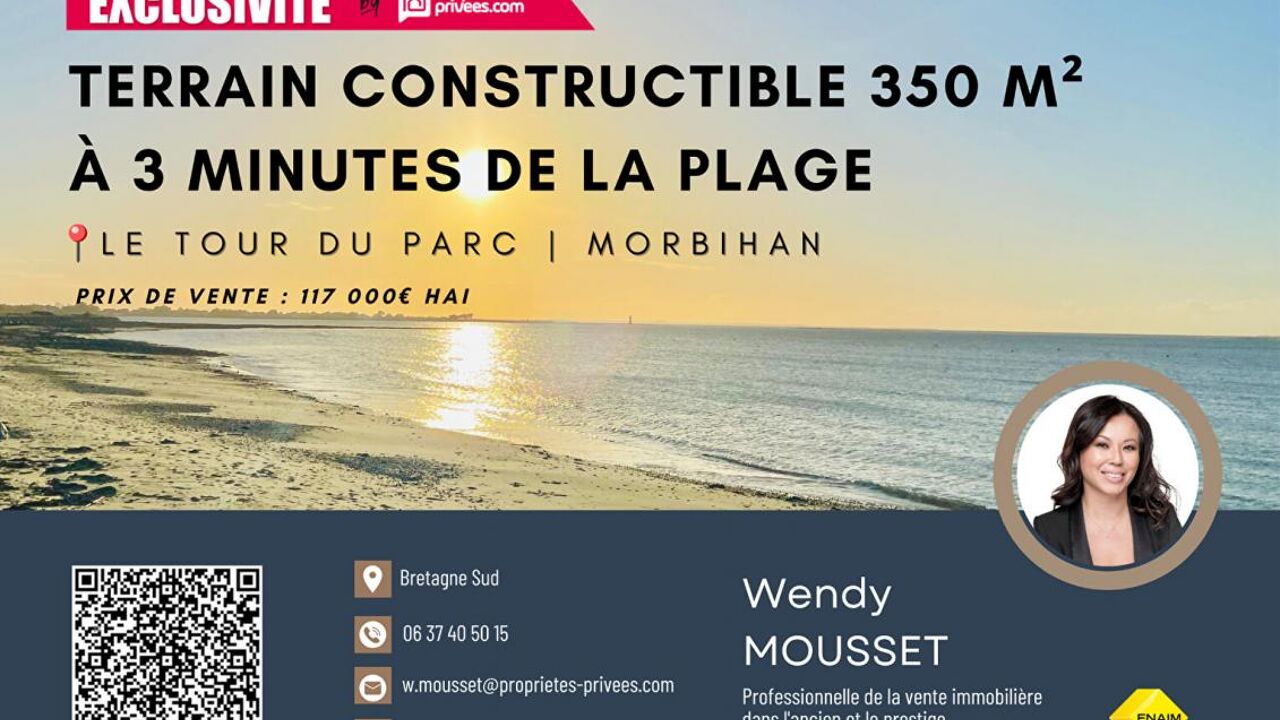 terrain  pièces 350 m2 à vendre à Le Tour-du-Parc (56370)