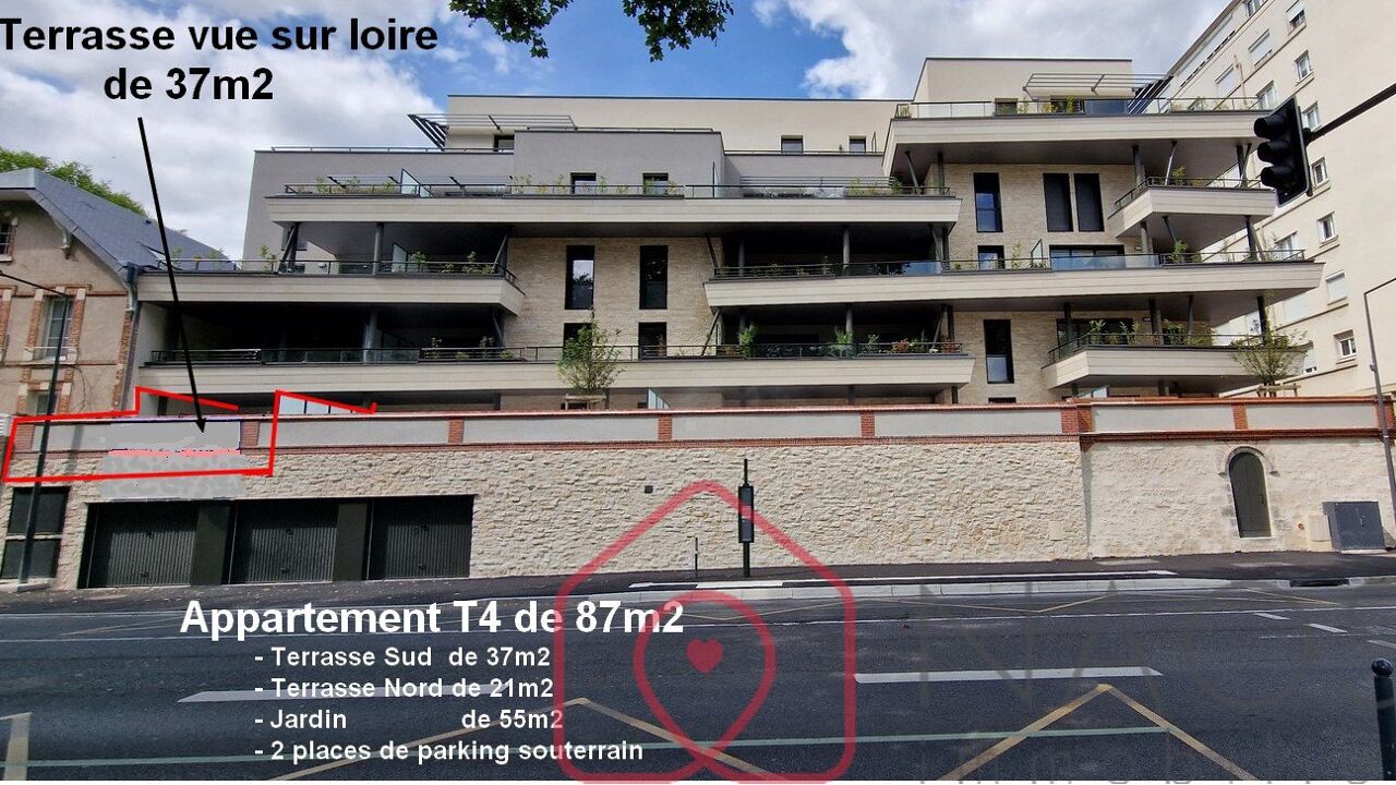 appartement 4 pièces 86 m2 à vendre à Orléans (45000)