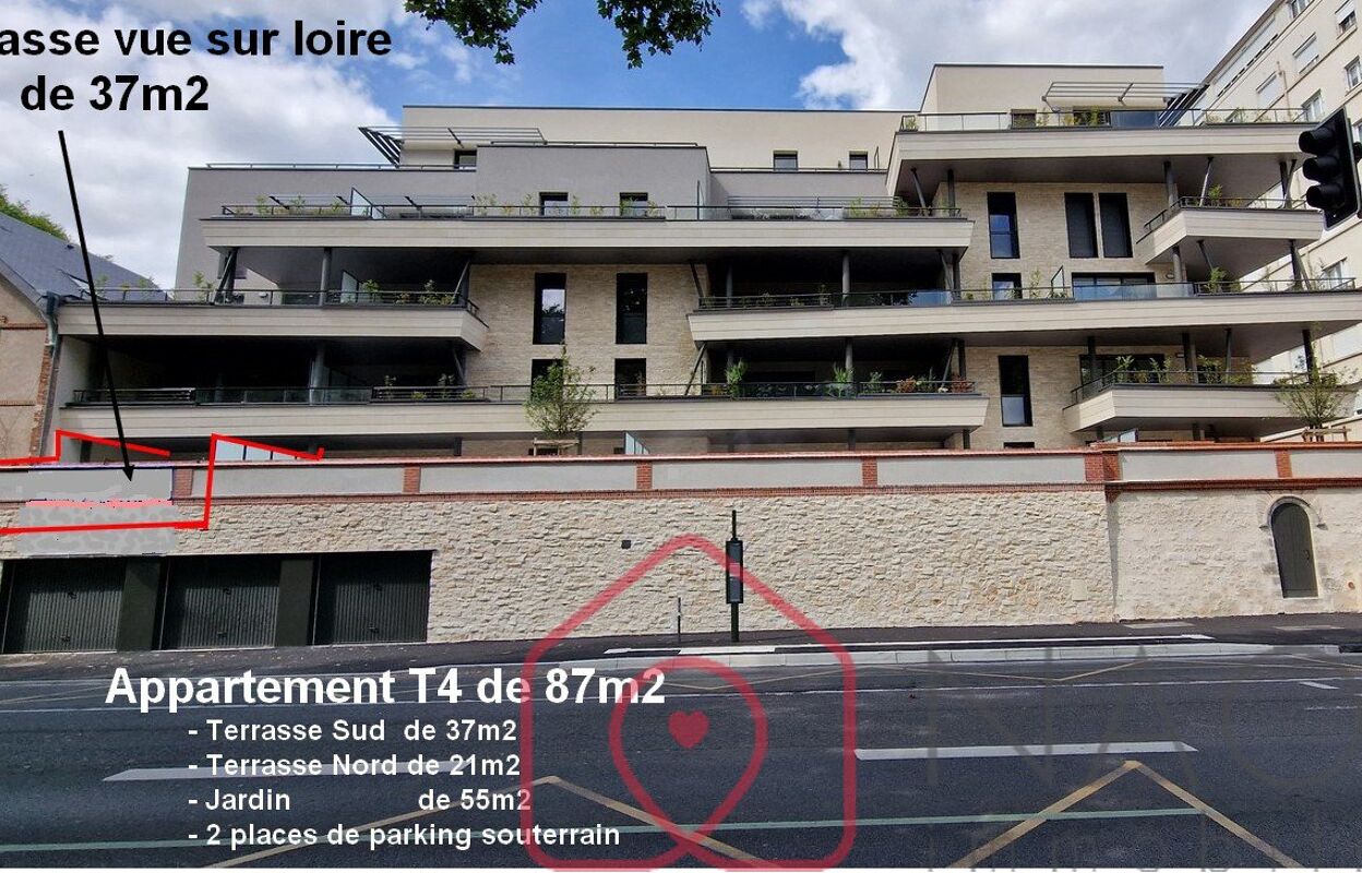 appartement 4 pièces 86 m2 à vendre à Orléans (45000)