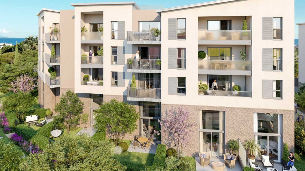 appartement neuf T2, T3, T4 pièces 38 à 90 m2 à vendre à Antibes (06600)