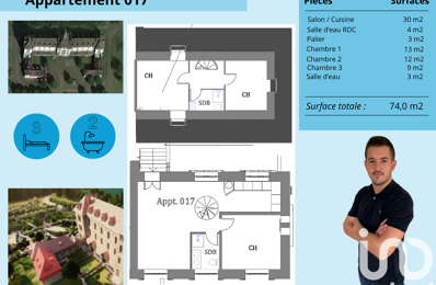 vente appartement 279 000 € à proximité de La Membrolle-sur-Choisille (37390)