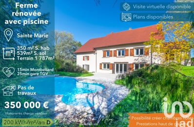 vente maison 350 000 € à proximité de Raynans (25550)