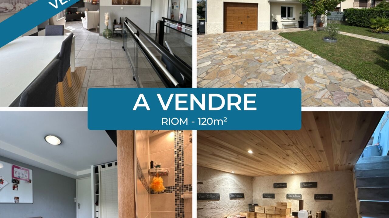 maison 5 pièces 120 m2 à vendre à Riom (63200)