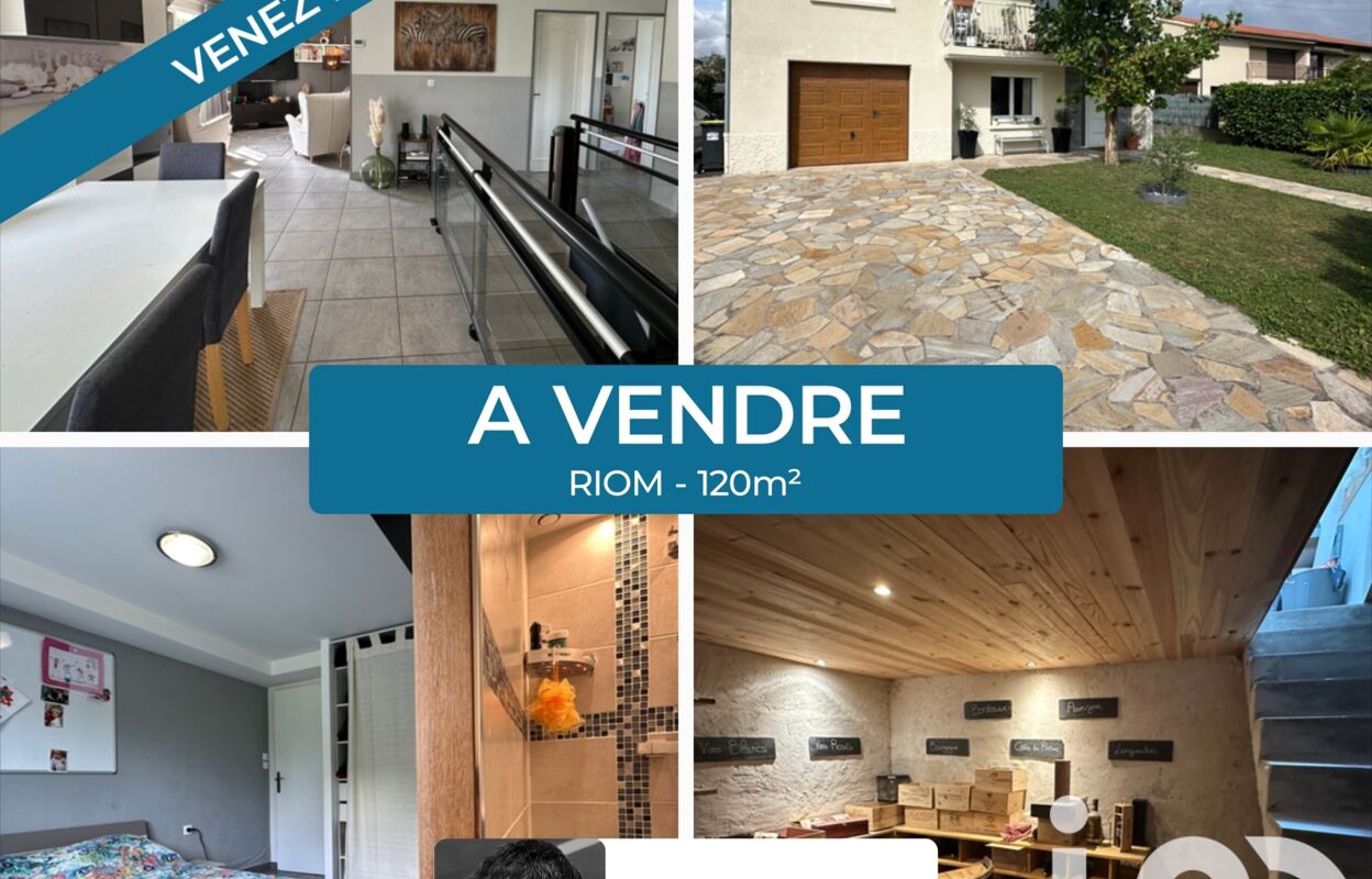 maison 5 pièces 120 m2 à vendre à Riom (63200)