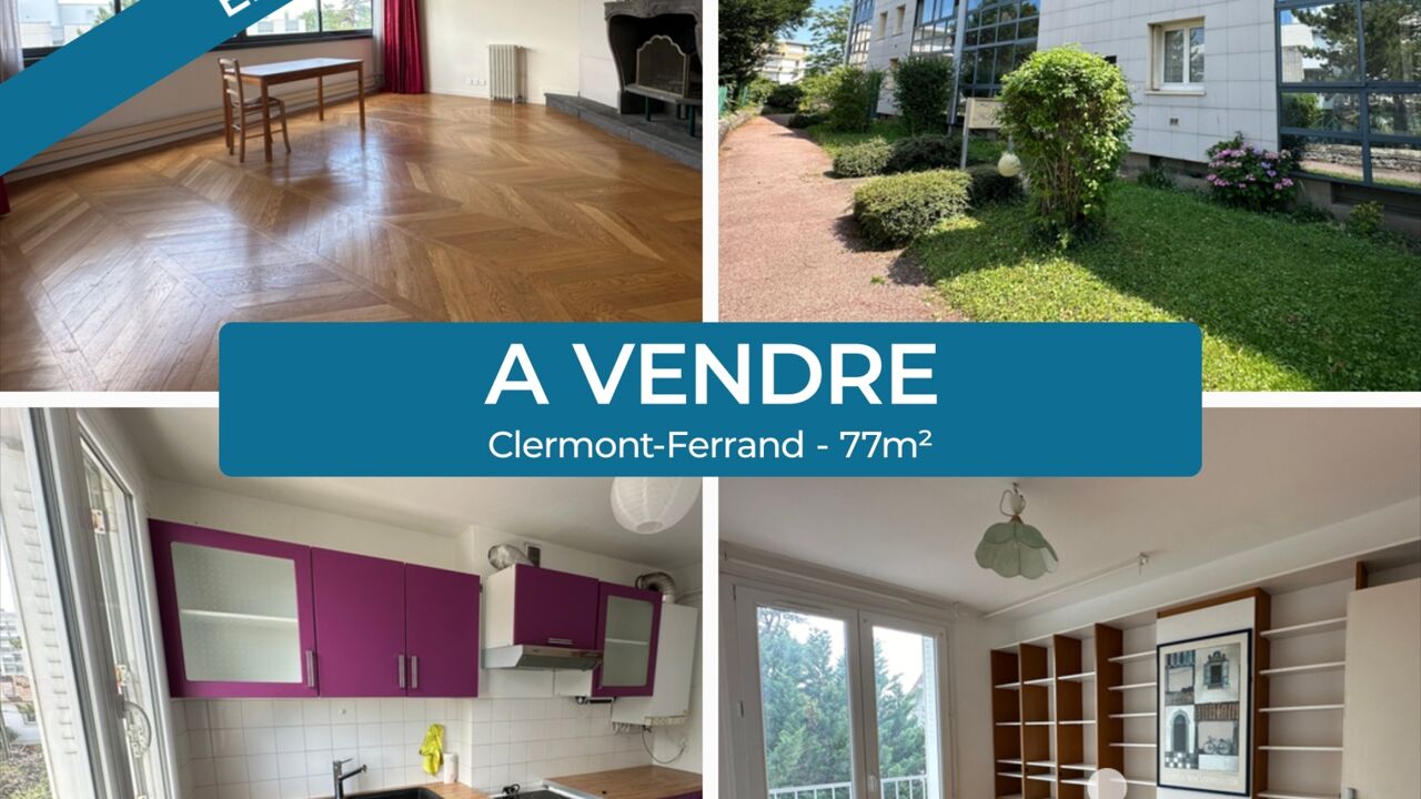 appartement 4 pièces 77 m2 à vendre à Clermont-Ferrand (63100)