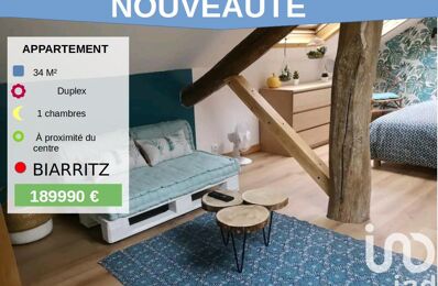 appartement 2 pièces 34 m2 à vendre à Biarritz (64200)