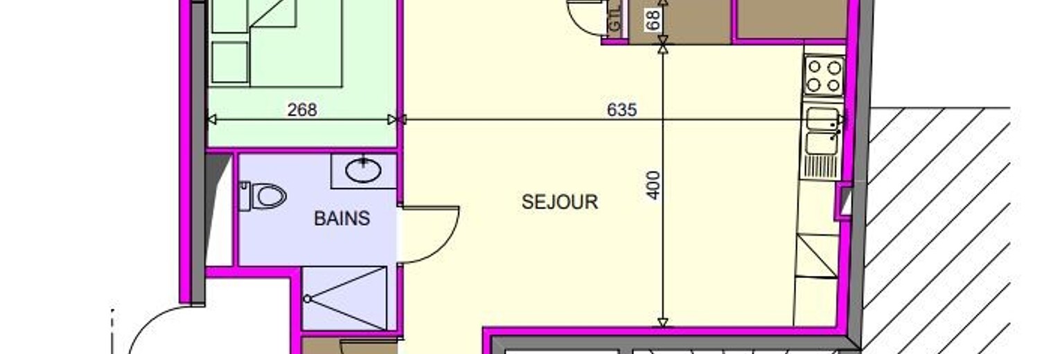 Appartement 3 Pièces 62 m² à vendre à Feurs (42110)