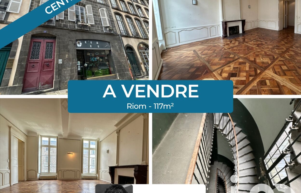 appartement 3 pièces 117 m2 à vendre à Riom (63200)