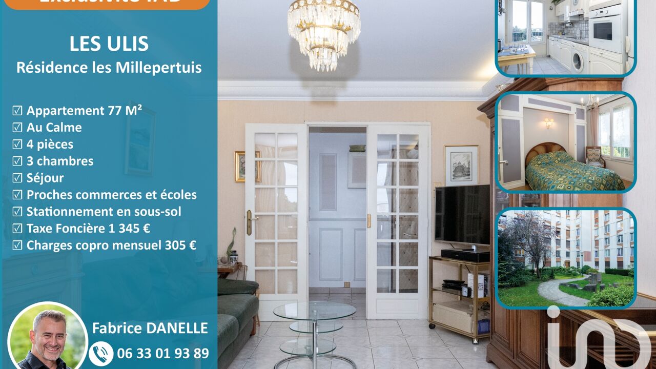 appartement 4 pièces 77 m2 à vendre à Les Ulis (91940)