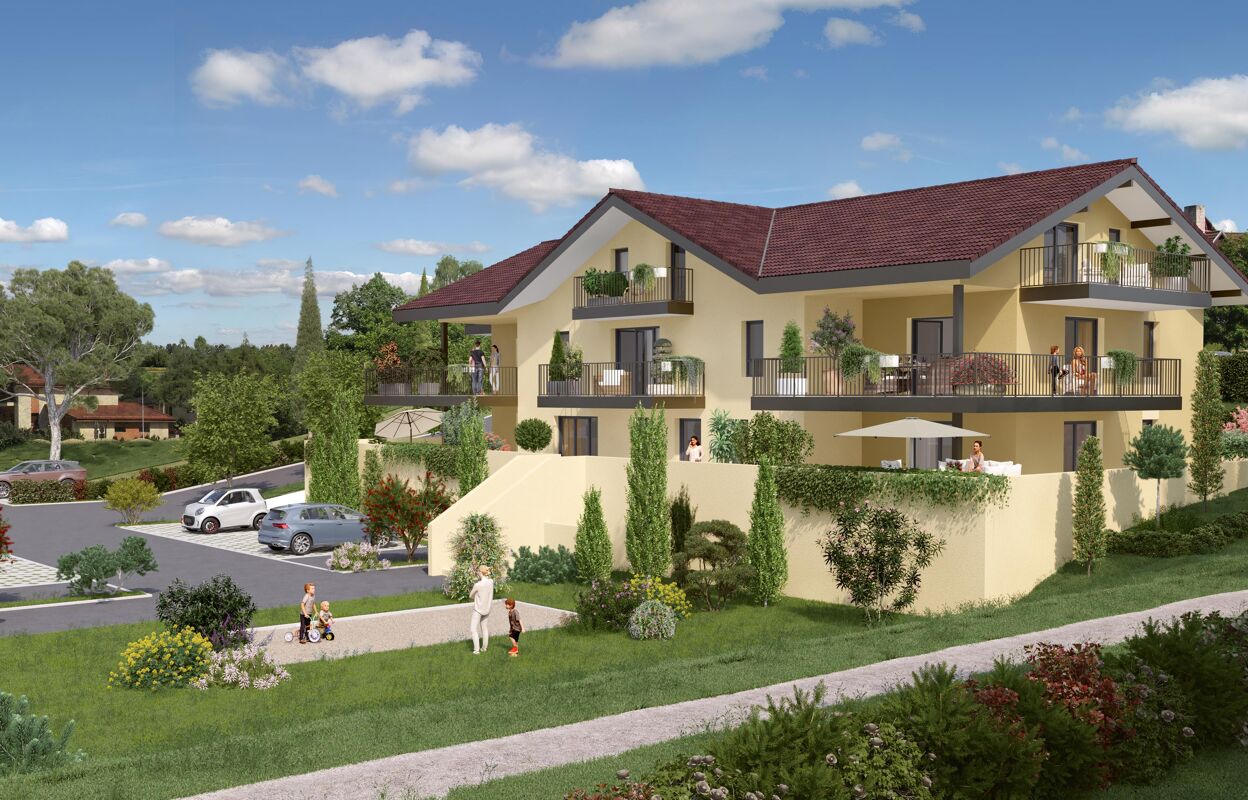 appartement neuf T2, T3, T4 pièces 41 à 89 m2 à vendre à Saint-Cergues (74140)