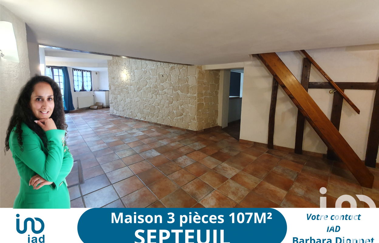 maison 3 pièces 107 m2 à vendre à Septeuil (78790)