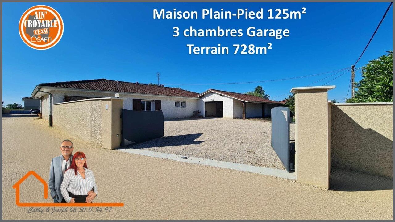 maison 4 pièces 125 m2 à vendre à Châtillon-sur-Chalaronne (01400)