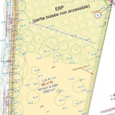 Terrain 5881 m²