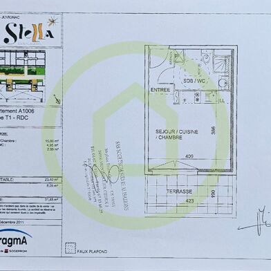 Appartement 1 pièces 89000 €