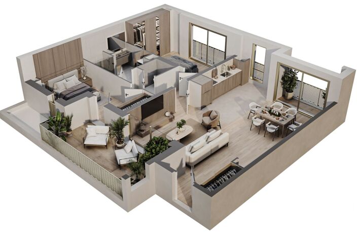 Vente Appartement 3 pièces — photo 2