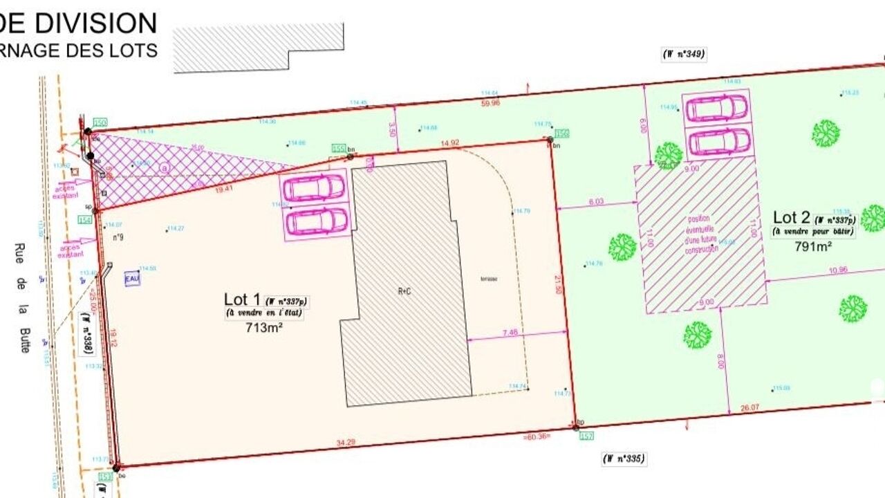 terrain  pièces 802 m2 à vendre à Perdreauville (78200)