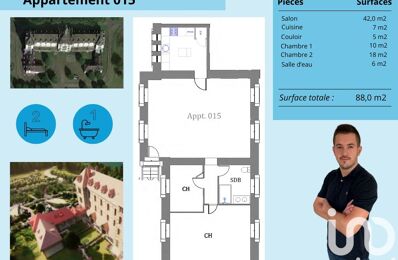 vente appartement 325 000 € à proximité de Beaumont-Louestault (37360)