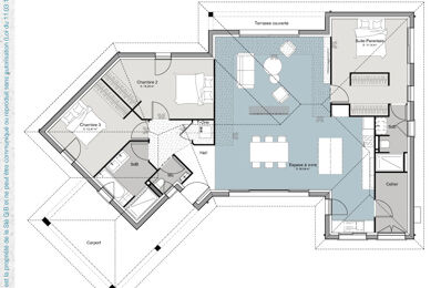 maison 128 m2 à construire à Mios (33380)