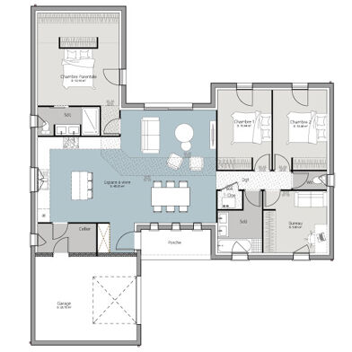 Maison à construire 5 pièces 115 m²