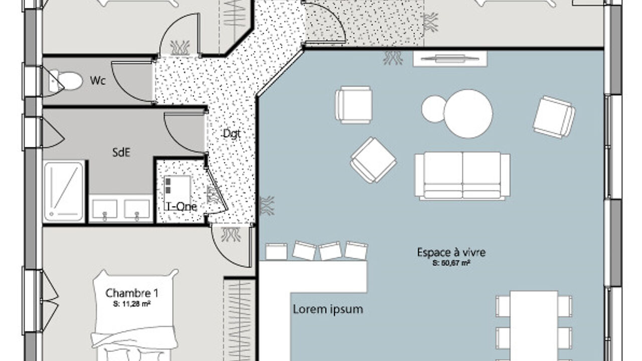 maison 110 m2 à construire à Mios (33380)