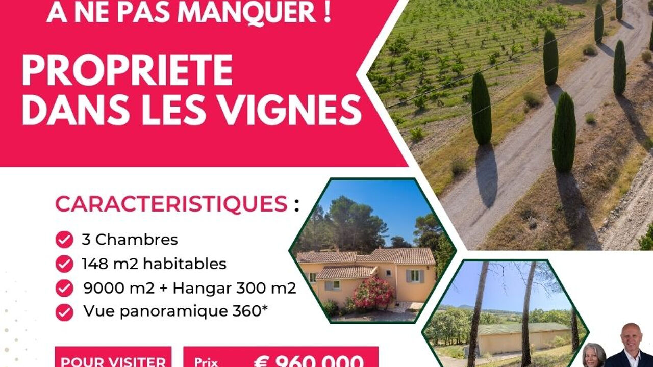 maison 6 pièces 155 m2 à vendre à Vacqueyras (84190)