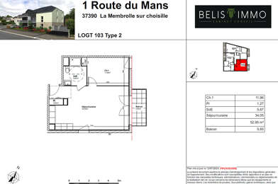 Appartement 2 pièces 190000 €