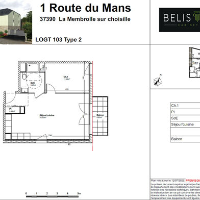 Appartement 2 pièces 190000 €