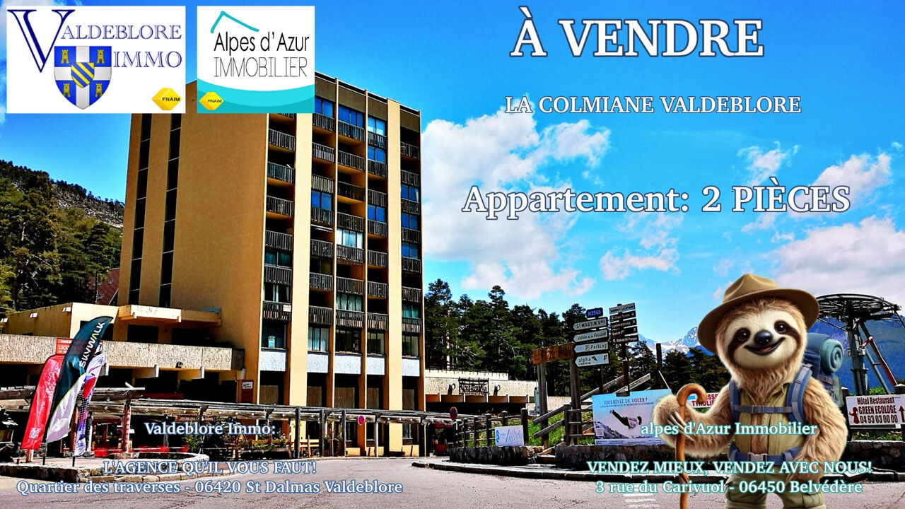 appartement 2 pièces 36 m2 à vendre à Valdeblore (06420)